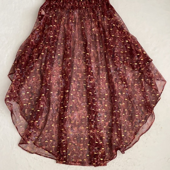 Free People | Ria Maxi Sleeveless Sheer Embroidered Boho Top Dress OB1192811 XS - Picture 12 of 16